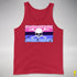 Omnisexual Pride Pirate Flag Premium Tank Top - Red