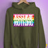 Assume Nothing Gilbert Baker Original LGBTQ Gay Pride Flag Hoodie - Army