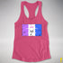 Drag Pride Pirate Flag Racerback Tank - Hot Pink