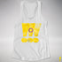 Intersex Pride Grunge Exclamation Points Racerback Tank - White