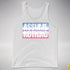 Assume Nothing Bigender Pride Flag Premium Tank Top - White