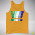 MLM Gay Pride Grunge Exclamation Points Premium Tank Top - Gold