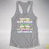 Stupid People Are Like Glow Sticks Women's Racerback Tank - Heather Grey
