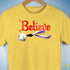 Believe Demisexual Pride Jingle Bell Premium Unisex T-Shirt - Yellow