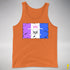 Drag Pride Pirate Flag Premium Tank Top - Orange
