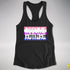Assume Nothing Genderfluid Pride Flag Racerback Tank - Black