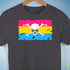 Pansexual Pride Pirate Flag Premium Unisex T-Shirt - Dark Grey Heather