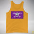 Lesbian Labrys Pride Pirate Flag Premium Tank Top - Gold