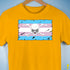 Transgender Pride Pirate Flag Premium Unisex T-Shirt - Gold