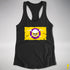 Intersex Pride Pirate Flag Racerback Tank - Black