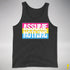 Assume Nothing Pansexual Pride Flag Premium Tank Top - Charcoal Triblend