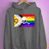 Intersex Inclusive Progress Pride Pirate Flag Hoodie - Grey Heather