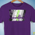 Agender Pride Grunge Exclamation Points Premium Unisex T-Shirt - Purple