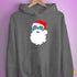 Santa Claus Polysexual Pride Flag Sunglasses Hoodie - Grey Heather