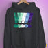 MLM Gay Pride Grunge Exclamation Points Hoodie - Dark Grey Heather