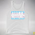 Assume Nothing Transgender Pride Flag Premium Tank Top - White