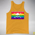 Gilbert Baker LGBTQ Pride Pirate Flag Premium Tank Top - Gold