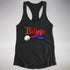 Believe Bisexual Pride Jingle Bell Racerback Tank - Black