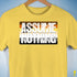 Assume Nothing Bear Pride Flag Premium Unisex T-Shirt - Yellow