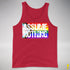 Assume Nothing LGBTQ Progress Pride Flag Premium Tank Top - Red