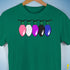 Genderfluid Pride Christmas Lights Premium Unisex T-Shirt - Kelly Green