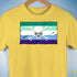 Gay Male Pride Pirate Flag Premium Unisex T-Shirt - Yellow