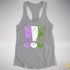 Genderqueer Pride Exclamation Points Women's Racerback Tank - Heather Grey
