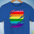Original Gilbert Baker LGBTQ Gay Pride Flag Ripped Reveal Premium - Royal Blue