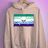 Gay Male Pride Pirate Flag Hoodie - Light Pink