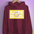Assume Nothing Intersex Pride Flag Hoodie - Maroon