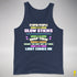 Stupid People Are Like Glow Sticks Premium Tank Top - Navy