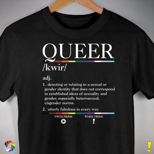 Queer Definition Premium Unisex T-Shirt - Black