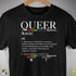 Queer Definition Premium Unisex T-Shirt - Black