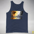 Bear Pride Grunge Exclamation Points Premium Tank Top - Navy