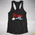 Believe Transgender Pride Jingle Bell Racerback Tank - Black