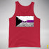 Demisexual Pride Pirate Flag Premium Tank Top - Red