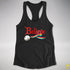 Believe Pansexual Pride Jingle Bell Racerback Tank - Black