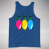 Pansexual Pride Christmas Lights Premium Tank Top - Royal Blue