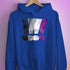 Asexual Pride Exclamation Points Hoodie - Royal Blue