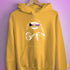 Pride Sloth Demisexual Pride Flag Sunglasses Hoodie - Mustard