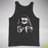 Pride Sloth Demisexual Pride Flag Sunglasses Premium Tank Top - Charcoal Triblend