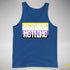 Assume Nothing Nonbinary Pride Flag Premium Tank Top - Royal Blue