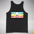 Queer Pride Pirate Flag Premium Tank Top - Black