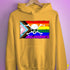 LGBTQ Progress Pride Pirate Flag Hoodie - Mustard