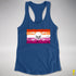 Lesbian Pride Pirate Flag Racerback Tank - Royal