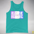 Assume Nothing Drag Pride Flag Premium Tank Top - Teal