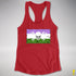 Genderqueer Pride Pirate Flag Racerback Tank - Red