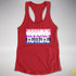 Assume Nothing Genderfluid Pride Flag Racerback Tank - Red