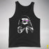 Pride Sloth Demisexual Pride Flag Sunglasses Premium Tank Top - Black
