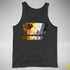Bear Pride Grunge Exclamation Points Premium Tank Top - Charcoal Triblend